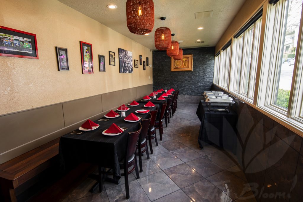 Thai Bloom private dining room