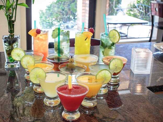 Group specialty house cocktails